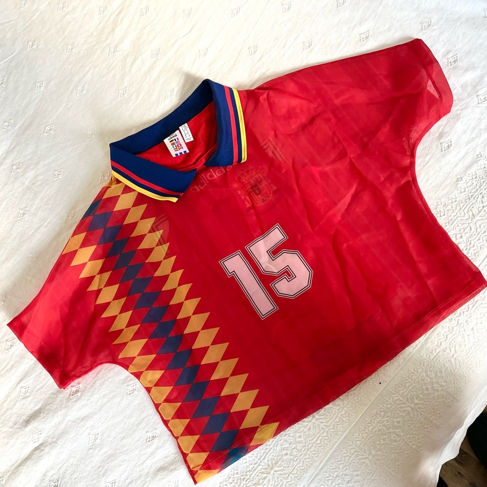 Adidas Originals Spain Layer Red Womens Soccer Shirt XS